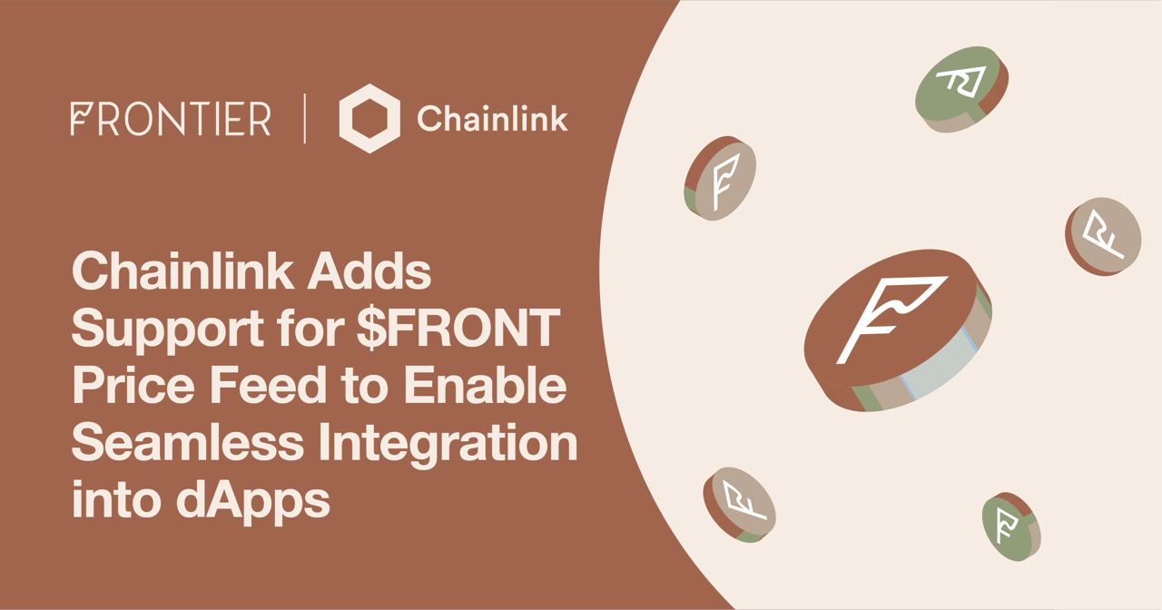 Chainlink Adds Support for $FRONT Price Feed to Enable Seamless Integration into dApps
